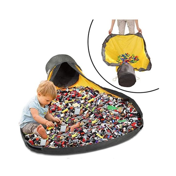 Sonarin Other - NEW 2 in 1 Toy Storage Bin Foldable Toy Bag Play Mat Indoor and Outdoor